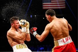 Ronald Gavril, la un pas de titlul mondial WBC. Boxerul român a fost învins de americanul Benavidez (Video)