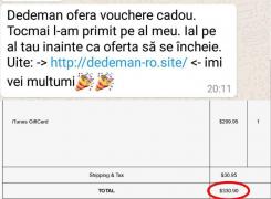 Ţeapă de sute de dolari în numele Dedeman cu vouchere-cadou: 'Nu intraţi pe acest site!'
