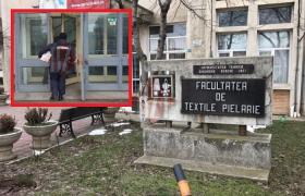 Percheziţii la Universitatea Tehnică din Iaşi. Mascaţii au descins la Facultatea de Textile