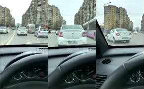 Angajat MAI filmat de un şofer cum încalcă legea (Video)