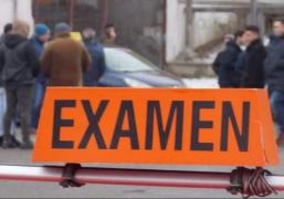 Examen auto, suspendat în Olt. Şoferii nu pot da proba practică din cauza vremii