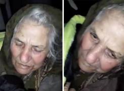 O bătrână din Vrancea a zăcut ore în şir într-un şanţ, la -20 de grade Celsius, după ce a plecat din casa fiicei sale (Video)