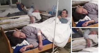 Imagini dezolante la Spitalul din Bârlad. Pacienți câte doi în pat, la Secția Cardiologie