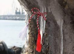 Marea Neagră a îngheţat. Imagini spectaculoase de pe faleza Cazinoului şi din Portul Tomis (Video)