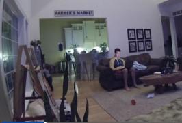 Viral! Un tată erou care-și salvează copilul în ultima clipă, câștigătorul unei competiții pentru înregistrările de pe camerele de supraveghere