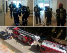 Incendiu violent la Spitalul de Urgenţă din Alba Iulia. Două cadre medicale au suferit arsuri pe mîini şi pe picioare