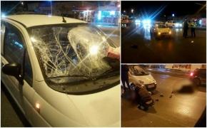 Doi soţi surdo-muţi, spulberaţi de un Matiz pe o trecere de pietoni din Iaşi! Cum se apără şoferul (Video)