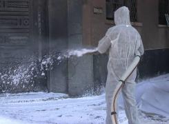 Centrul istoric al oraşului Constanţa, acoperit cu zăpadă artificială pentru filmările serialului 'The Romanoffs' (Foto)