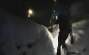 Turiști blocați de viscol, salvați în Bucegi