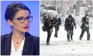 Cât de mult va ninge în Bucureşti! Directorul ANM, Gabriela Băncilă, a anunţat ce se va întâmpla cu vremea în Capitală, în următoarele ore
