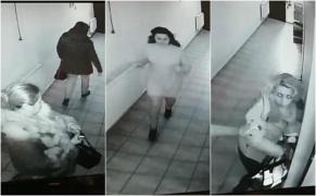 Bătaie cruntă în Primăria Ştefăneşti! Secretara, înjurată şi dată cu capul de pereţi de consilieră. Imagini suprinse de camerele de supraveghere (Video)