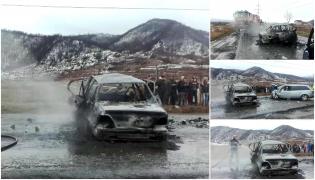 Primele imagini de la accidentul din Buzău, în care au ars de vii doi oameni (Video)