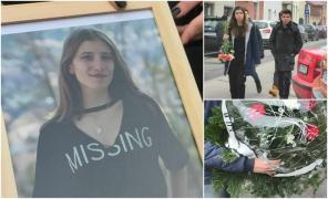 Colegii de liceu o plâng pe Ioana Buliga, fata de 18 ani ucisă de propriul tată. Zeci de tineri au venit la morgă cu flori şi lumânări (Video)