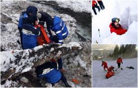 Cine este tânăra ucisă de avalanşă, în această dimineaţă, în Munţii Vrancei. Claudia avea 37 de ani şi era din Bucureşti (Video)