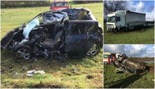 Maşina unui român de 31 de ani, făcută praf de un TIR, în Italia! Tânărul a murit pe loc în urma impactului devastator (Imagini dramatice)