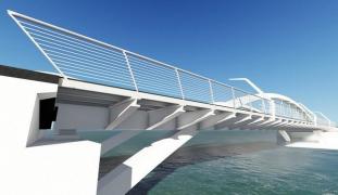 "Va fi unul dintre cele mai frumoase poduri din țară". Cum va arăta Podul Centenarului din Oradea. Galerie foto