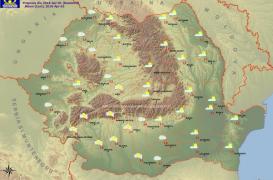Vremea pe 2, 3 şi 4 aprilie 2018. Prognoza meteo anunţă ploi şi vijelii