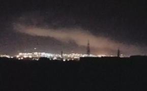 Primele imagini din timpul bombardamentului american în Siria