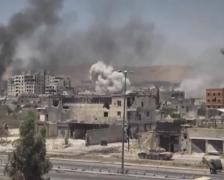 Distrugeri însemnate, în urma bombardamentelor din Siria. Damascul susţine contrariul