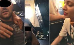 Video din avionul în care un român a deschis uşa în zbor. Curajul unui alt român a salvat zeci de vieţi (Video)