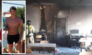 Un liceean rus a înjunghiat mai mulţi colegi cu un cuţit, apoi i-a dat foc unei profesoare