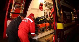 O schelă s-a prăbuşit peste doi muncitori care lucrau la extinderea mall-ului de la Sibiu