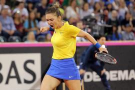 Simona Halep, la primul meci cu Elvetia din Fed Cup 2018