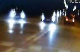 Cursă ilegală, "liniuţă", filmată de poliţişti, pe Şoseaua Gării Căţelul, la miezul nopţii