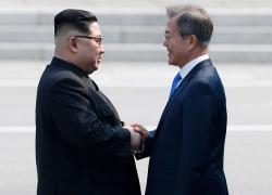 Kim Jong Un și Moon Jae-in, întâlnire istorică între Coreea de Nord şi Coreea de Sud
