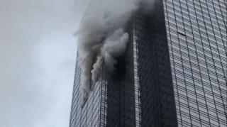 Incendiu violent la Trump Tower, soldat cu un mort şi şase răniţi
