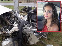 Strigăt de ajutor pentru Alina, în prima zi de Paște. Tânăra mamă a suferit răni grave după ce un polițist de frontieră s-a izbit cu mașina de un stâlp, la Oradea