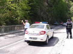 Transfăgărăşanul a fost închis! Arde iar pădurea în zona cetăţii Poenari