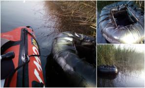 Un pescar s-a înecat în lac, după ce şi-a prins piciorul în plasele pe care le arunca şi a fost tras în adâncuri