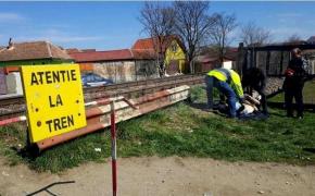 Culegea plante ca să cinstească Înălţarea Domnului şi a lovit-o trenul. Femeia din Vâlcea e în stare gravă la spital