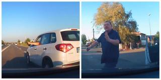 Un tânăr şi soţia sa însărcinată au fost şicanaţi de un poliţist nervos pe un drum din Prahova