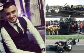 El este şoferul mort în carnagiul de ieri, de pe autostrada A1! Tânărului i-au fost retezate picioarele. Filmul tragediei este îngrozitor (Video)