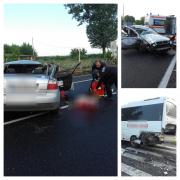 Accident cumplit la Hanul Morilor in Constanta. Un tanar a murit pe loc, o fata a ajuns la spital