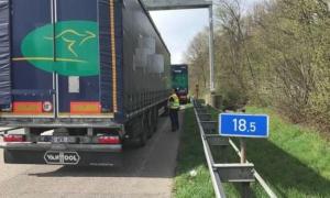 Rezerva unui şofer român de TIR a traversat autostrada, în Germania, să meargă la toaletă, şi a fost spulberat de o şoferiţă de 23 de ani