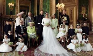 Fotografia oficială de la nunta regală