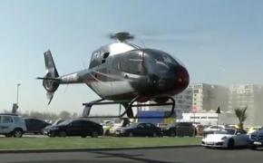 Concluziile anchetei în cazul elicopterului care a aterizat în parcarea unui club de lux din Mamaia. Pilotul a comis mai multe nereguli (Video)