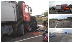 Video şocant de la accidentul din Ungaria, în care au murit 7 români (Video)