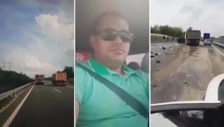 Șoferul microbuzului care a provocat accidentul din Ungaria erau Live pe Facebook