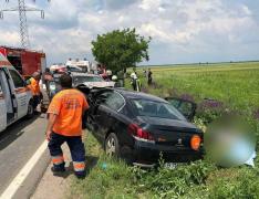 Accident cu victime în Dâmboviţa. Două maşini s-au ciocnit la Ilfoveni