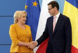 Premierul Dăncilă, întâlnire cu omologul său polonez la Varşovia