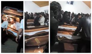 Lacrimi şi durere. Românii morţi în carnagiul din Ungaria au ajuns acasă. Sute de oameni plâng şi suspină (Video)