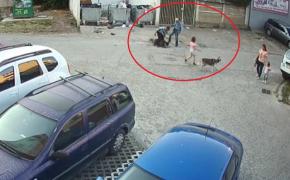 Boschetar bătut cu bestialitate, în plină stradă, sub privirile copiilor! Bărbatul lovise un tânăr cu ţeava de aspirator pentru că refuzase să îi dea bani (Video)