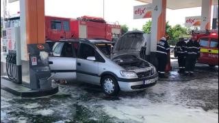 Un bărbat a murit carbonizat după ce şi-a dat foc într-o benzinărie din Cluj
