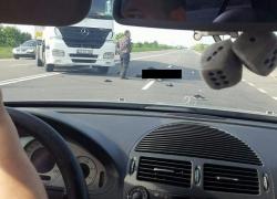 Motociclist în comă, după ce a fost lovit de un TIR pe DN 5, în Giurgiu