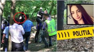 Criminalul din Botoşani a revenit în pădurea unde a ucis-o pe Petronela! Băiatul s-a pus în genunchi şi a reconstituit momentul omorului