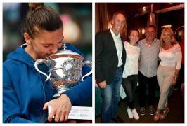 Imaginea succesului! Simona, Nadia și Hagi s-au distrat la petrecerea de după câștigarea trofeului de la Roland Garros (Foto)